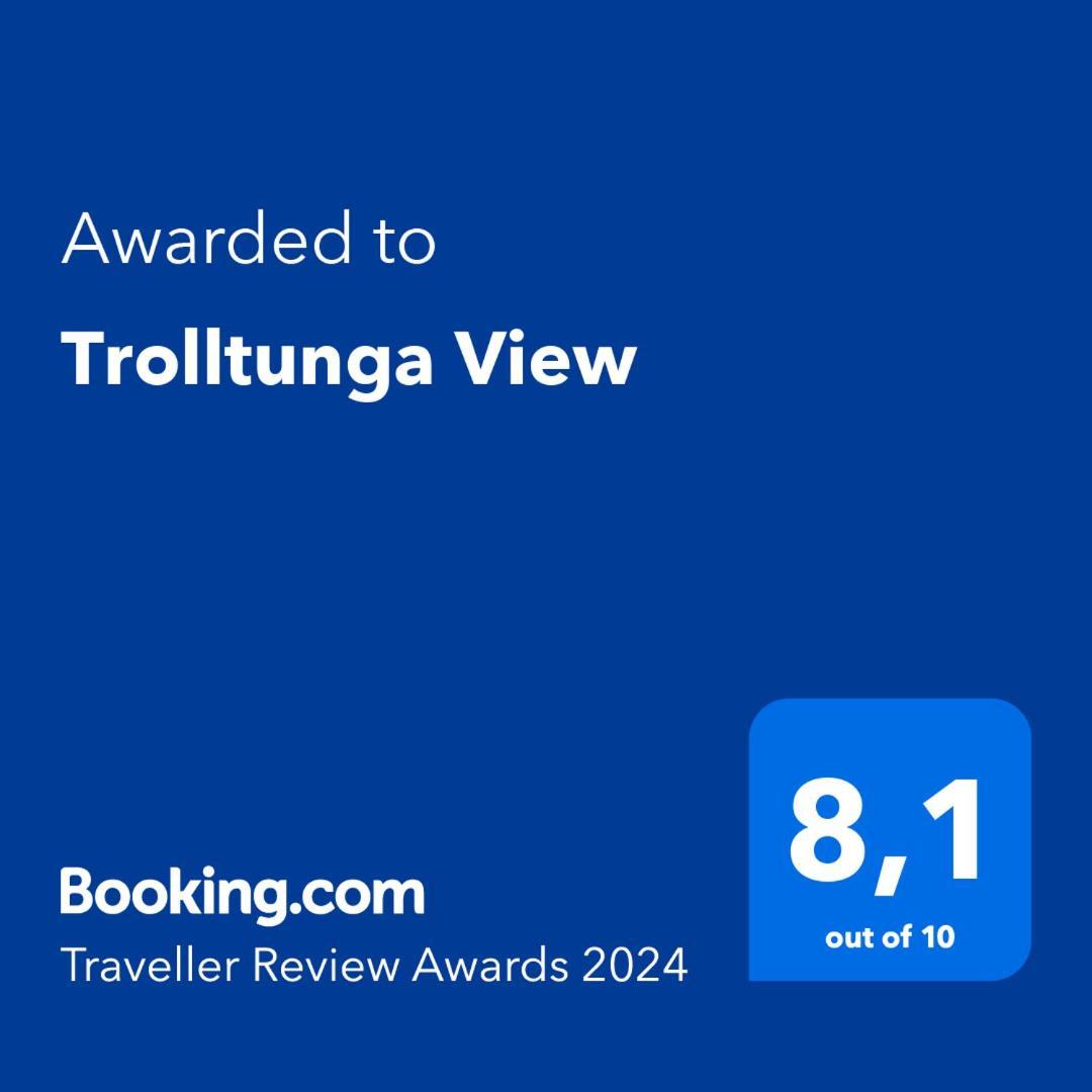 Apartament Trolltunga View Tyssedal Zewnętrze zdjęcie